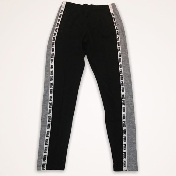 PINK VS Skinny Side Stripe Drawstring Track Pants - Picture 2 of 7
